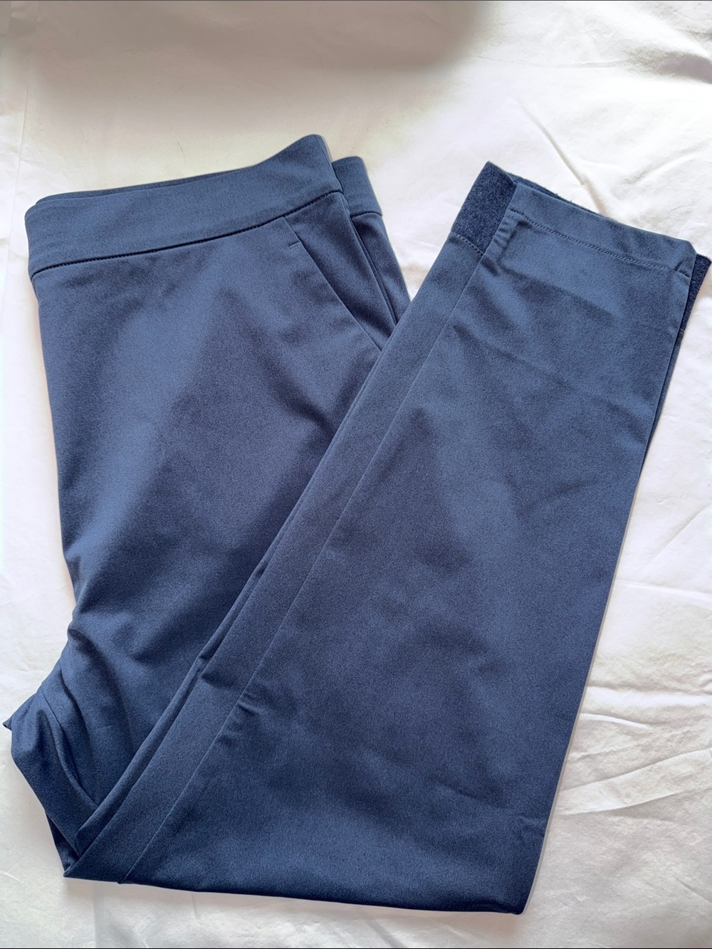 Ministry of Supply Straight Leg Pants in Navy Blue